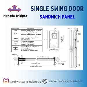 pintu sandwich panel 1